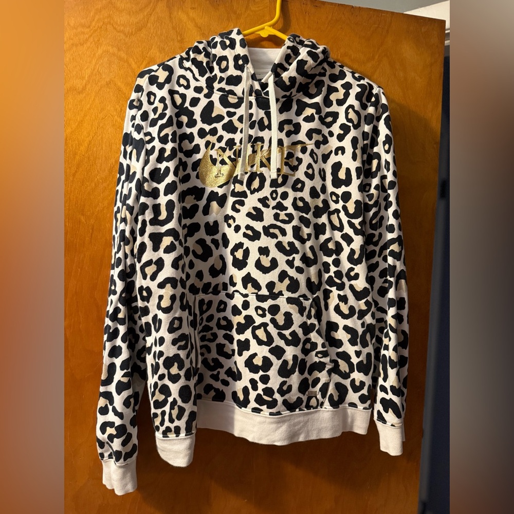 Nike Leopard Print Hoodie